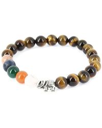 Clj Charles Le Jeune - Bracelets Bracelet Pierres éléphant - Lyst