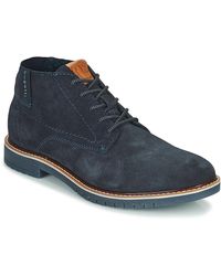 BUGATTI Stivaletto stringato con zip - grigio scuro - Boscaini Scarpe