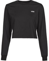 Vans - T-Shirts A Maniche Lunghe Junior V Ls Crop - Lyst
