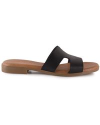 Tekla - Sandales Plates - Lyst