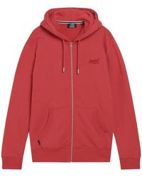 Superdry - Sweat-shirt Sweat A Capuche Essential Logo Zip Hoodie - Lyst