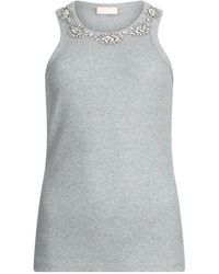 Liu Jo - Blouses Top avec applications bijoux - Lyst