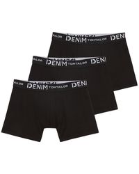 Tom Tailor - Caleçons Unterhose Trunks 3er Pack - Lyst