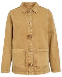 Vila - Manteau Jaf Pocket Jacket - Tapenade - Lyst
