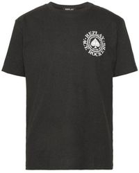 Replay - T-shirt T-Shirt Regular Fit Rockers Noir - Lyst