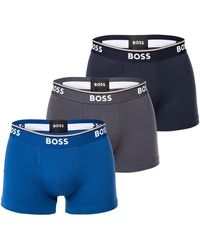 BOSS - Caleçons Caleçon Paquet de 3 Trunk 3P Power - Lyst