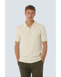 No Excess - T-Shirt Knitted Poloshirt Structure Ecru - Lyst
