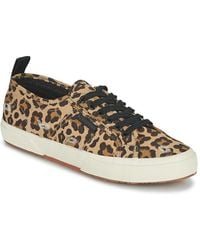 Superga - Sneakers Basse 2750 Ripped Leopard - Lyst