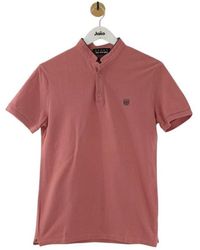 The Kooples - T-shirt Polo en coton rose - Lyst