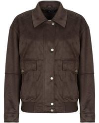 ONLY - Windjack Onlnala Life Faux Suede - Lyst