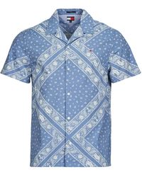 Tommy Hilfiger - Overhemd Korte Mouw Tjm Reg Aop Ss Shirt Ext - Lyst