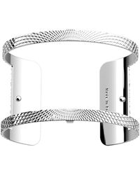 Les Georgettes - Bracelets Manchette Pure argentée 40mm - Lyst