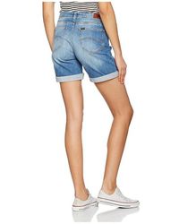 Lee Jeans Boyfriend Shorts 37gcdjx Shorts - Blue