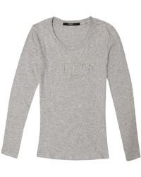 Guess Langarmshirt K7WC0 LMGY - Grau