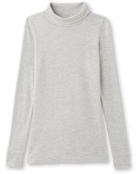 Daxon - T-shirt by - Sous-pull maille extensible - Lyst