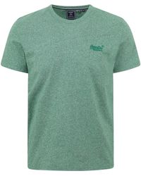 Superdry - T-shirt T-Shirt Classique Vert - Lyst