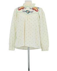 Leon & Harper - T-shirt T-shirt en coton blanc - Lyst