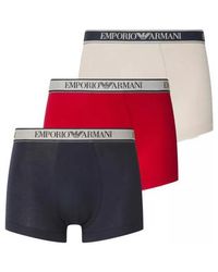 EA7 - Boxers Pack De 3 - Lyst