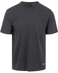Marc O' Polo - T-shirt T-Shirt Slubs Navy - Lyst