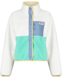 Superdry - Fleece Jack Colour Block Fleece Jacket - Lyst