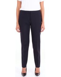 Peserico P0458301934 Pantalon - Bleu