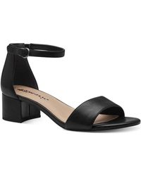 Tamaris - Sandales black matt casual part-open sandals - Lyst