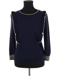Des Petits Hauts - Pull Pull en coton bleu - Lyst