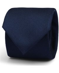 Suitable - Cravates et accessoires Cravate Soie Bleu Marine - Lyst