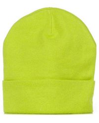 Fila - Bonnet Slouchy Beanie Acid Lime - Lyst