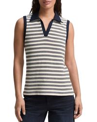Tom Tailor - T-shirt Polo POLO Off White - Lyst
