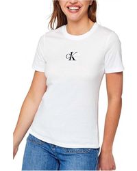 T-shirts Calvin Klein pour femme - Jusqu'à -50 % | Lyst - Page 2