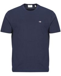 GANT - T-Shirt Korte Mouw Reg Shield Ss T-Shirt - Lyst