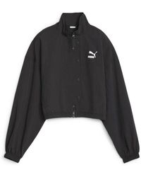 PUMA - Veste DARE TO CROPPED WOVEN JACKET - Lyst