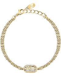 Karl Lagerfeld - Bracelets Bracelet en acier et cristal - Lyst