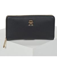 Tommy Hilfiger - Portefeuille TH SOFT LOGOTAPE LRG ZA - Lyst