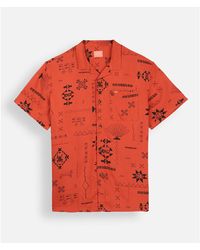 Oxbow - Chemise Chemise manches courtes imprimée viscose SNAP - Lyst