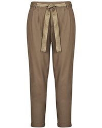 ONLY - Pantalone Chino Onlrita Loose Check Lyrex Belt Pant Tlr - Lyst