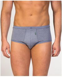 Zd - Zero Defects - Zero Defects Slips Slip Ouvert Homme Coton Égyptien - Lyst