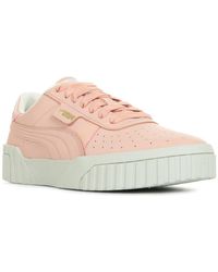 PUMA - Cali Nubuck Wn's femmes Chaussures en rose - Lyst