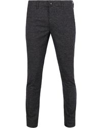 Suitable - Pantalon Chino Pico A Carreaux Marine - Lyst