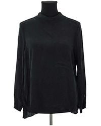 Tara Jarmon - Blouses Blouse en soie noire - Lyst