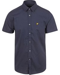 Lyle & Scott - Overhemd Lange Mouw Short Sleeves Overhemd Poplin - Lyst