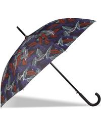 Isotoner - Parapluies Parapluie canne poignée gomme - Lyst