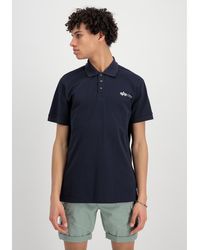 Alpha Industries - T-shirt Basic Polo SL - rep.blue - Lyst