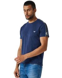 EA7 - Debardeur Tee shirt emporio armani bleu 211845 4R475 06935 - S - Lyst