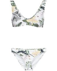 Roxy - Costume A Due Pezzi Bloom Elongated Tri Set - Lyst