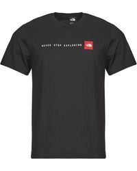 The North Face - T-Shirt Korte Mouw S/S Never Stop Exploring Tee - Lyst
