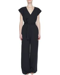 Vila - Jumpsui Visivia S/S V-Neck /Dc/Ls 14096488 - Lyst