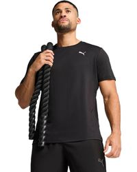 PUMA - T-shirt M Tad Essential Poly Texture Tee Bl - Lyst