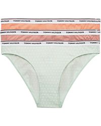 Tommy Hilfiger - Culottes & slips Pack x3 Bikini print - Lyst